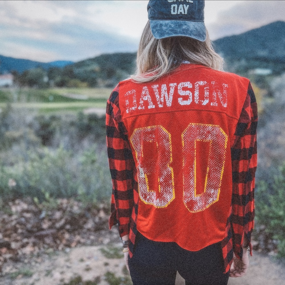 Vintage Chiefs Jersey x Flannel